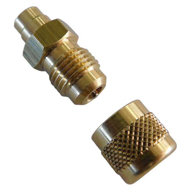 Válvula obús soldar x5/16 p/R410A c/tapón s/llave